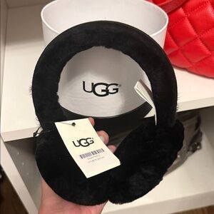 UGG Classic Black Earmuffs